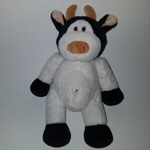 Caye Wishpets Cow Plush 9" Sitting Stuffed Animal Toy Soft 2005